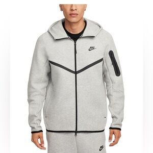 New W/ Tags, Never Worn Gray Full-Zip Hoodie